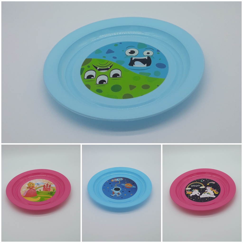 PLATO INFANTIL C/PERSONAJES