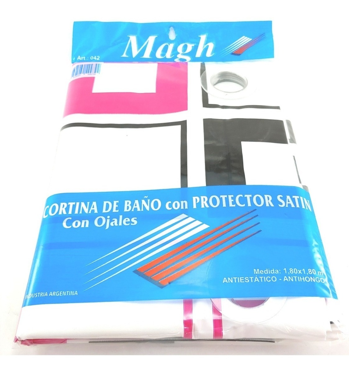 CORTINA C/PROTECTOR SATIN