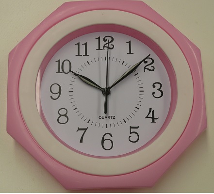 RELOJ PARED OCTAGONAL
