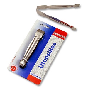 PINZA P/HIELO ACERO INOX