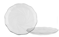 PLATO TRANSPARENTE COSMOS