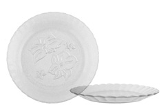 PLATO TRANSPARENTE ORQUIDEAS